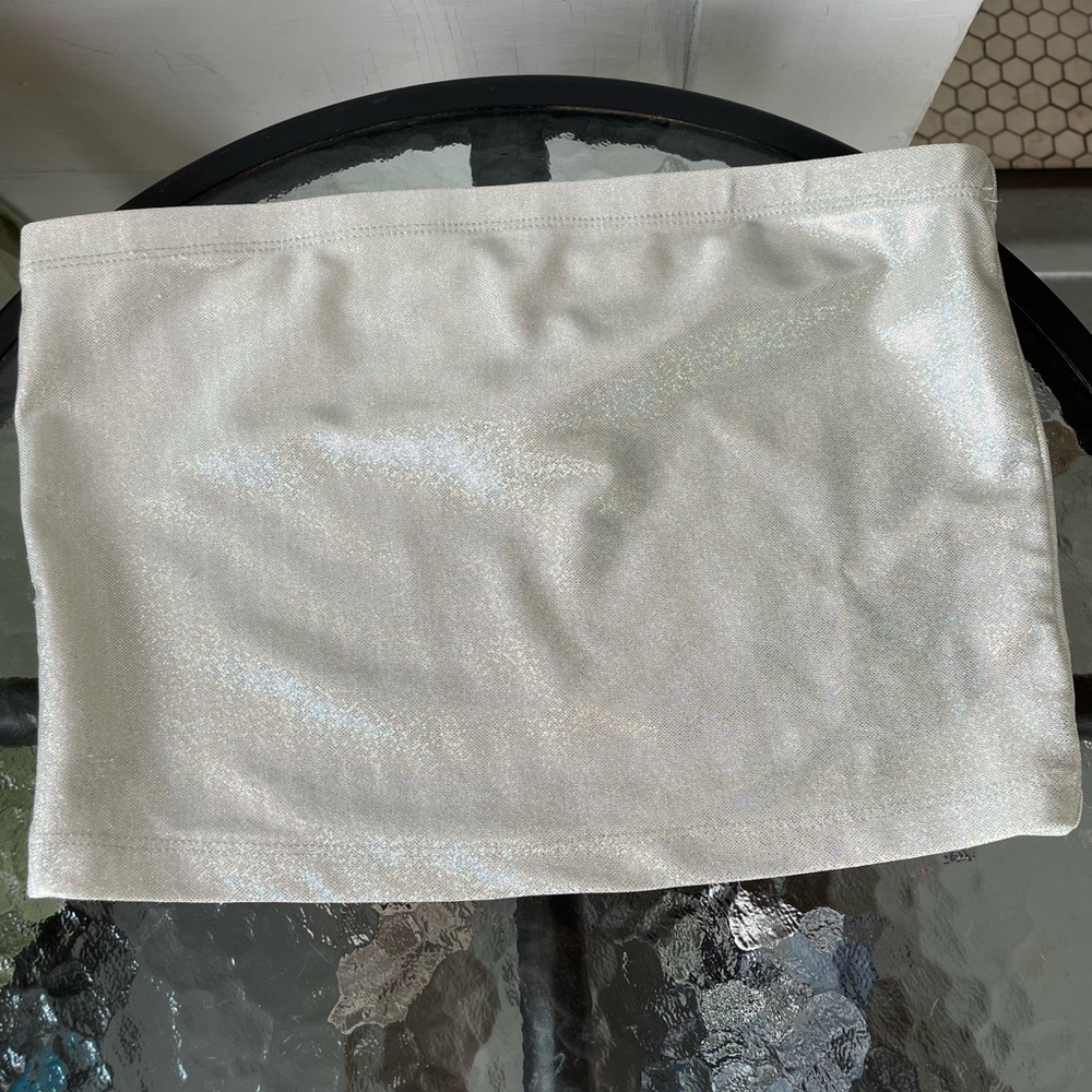 H&M Silver Reflective Tube Top